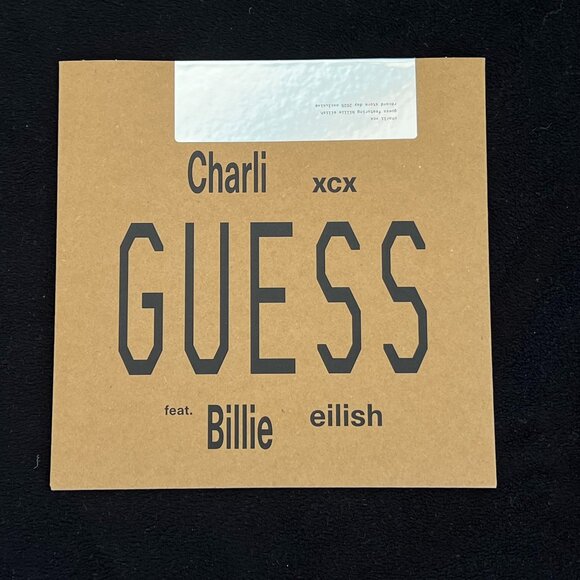 2025 RSD 7" Guess Vinyl Charli XCX Billie Eilish New - Picture 1 of 4
